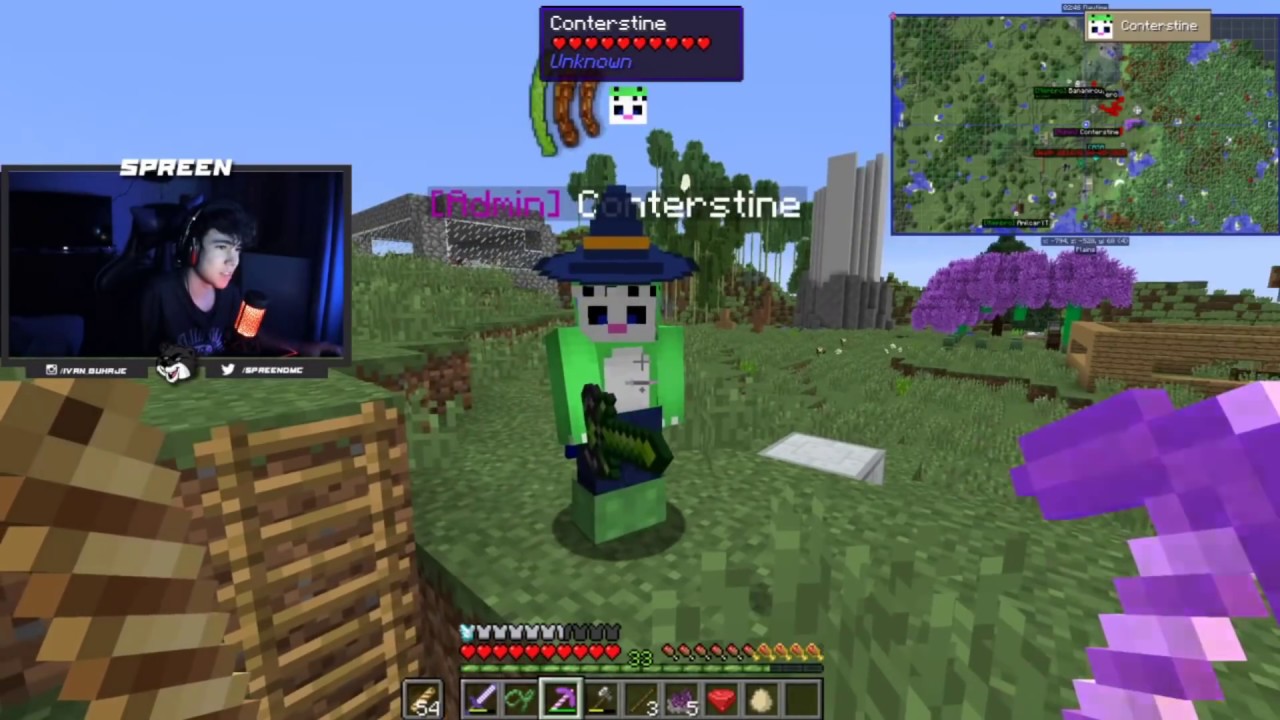 Le regale a BIG PANA a FARFADOX (se termina muriendo xd) en PIOLACRAFT