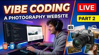 Vibe Coding a professional Photography Website LIVE | part 1