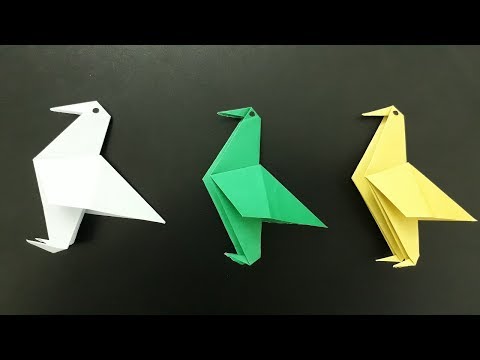 How to make a Origami Bird | Paper Pastime