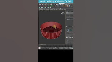 Speed Modeling a Metal Fruit Basket #shorts  #3dsmax #modelingtips #tips #lattice #basket