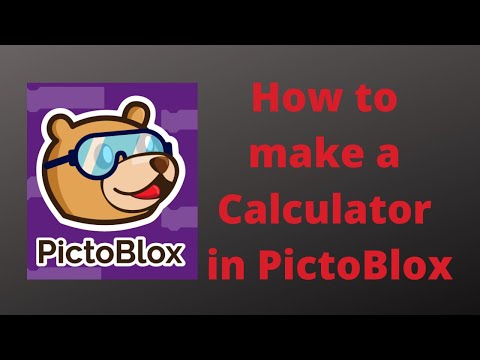 How to make a CALCULATOR in PictoBlox