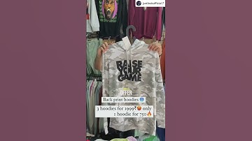 Thumbnail of BACK PRINT HOODIES 🥵✨#justlook