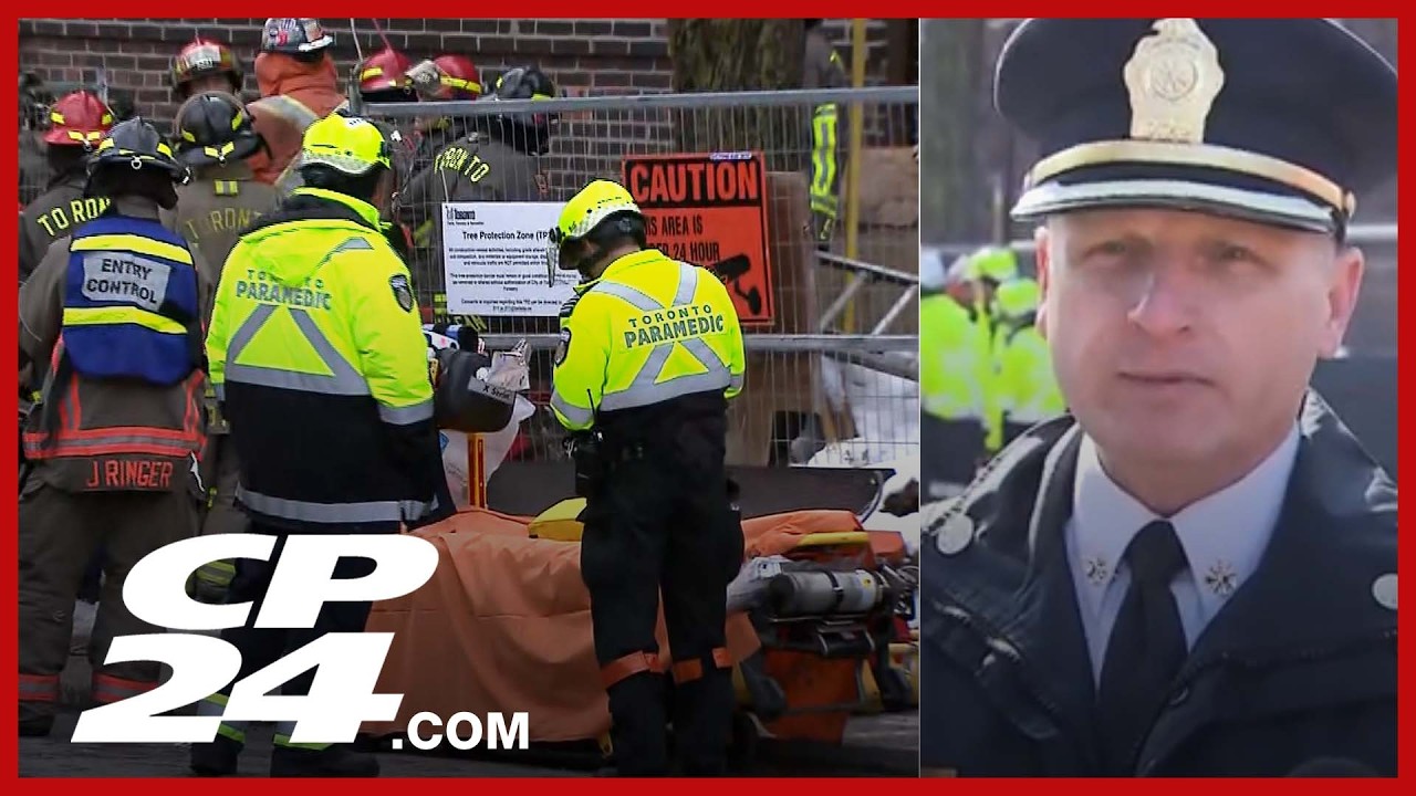 Rescue underway after construction worker gets trapped at Toronto construction site
