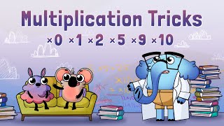 Multiplication Tricks for Kids | Multiplication by 0, 1, 2, 5, 9 and 10 | Times Tables Tips