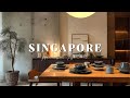 Minimalist Apartment Tour Singapore | Concrete Walls, Timber Accents &amp; Calm Living