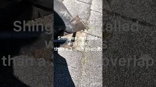 DIY Roofing Mistake ⚠️#roofing #reroof #roofingmistake #roofrepair #contractor #roofingtips