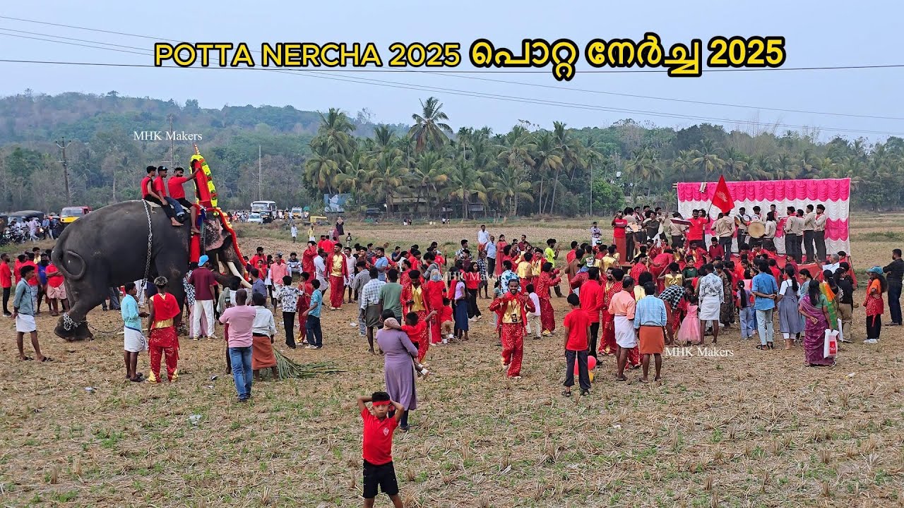 എല്ലാവരും എത്തിയപ്പോൾ POTTA NERCHA പൊറ്റ ചന്ദനക്കുടം ആണ്ടു നേർച്ച | kaliyaroad nercha 