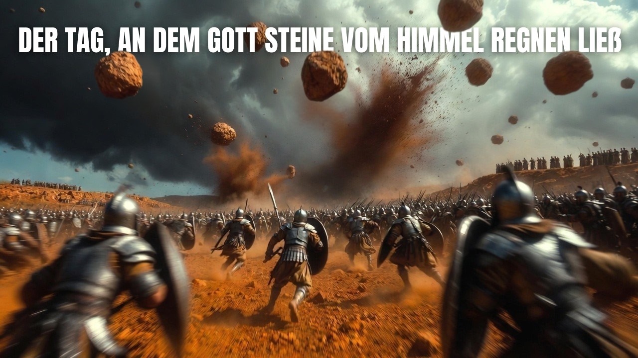 WARUM WARF GOTT RIESIGE STEINE VOM HIMMEL UND TÖTETE MEHR FEINDE ALS DIE SCHWERTER ISRAELS?