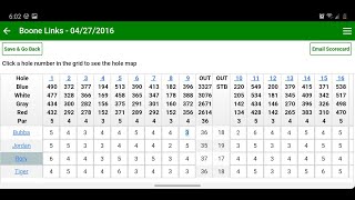 Real Golf Scorecard app features screenshot 5