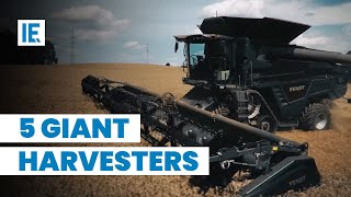 Top 5 Biggest and Powerful Combine Harvesters in the World