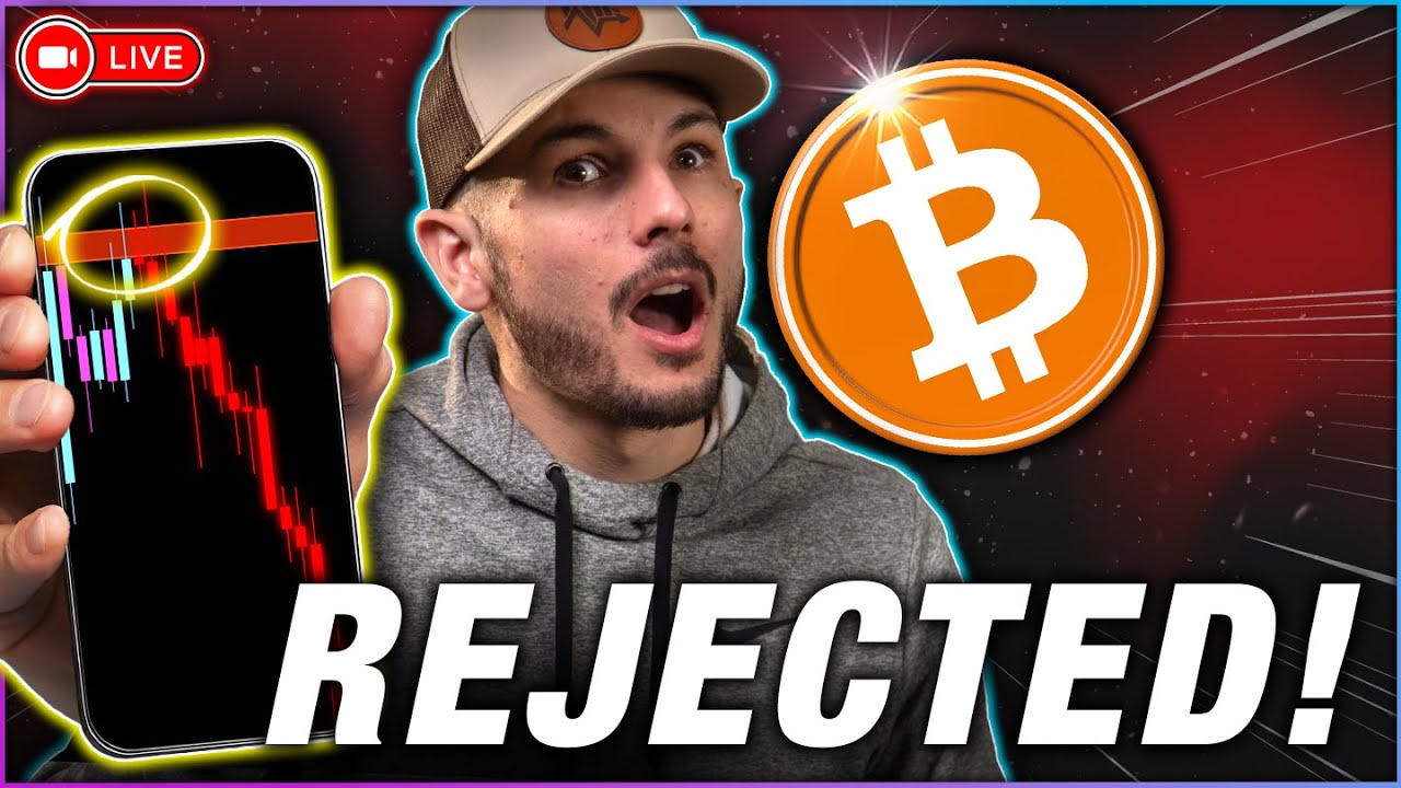 Bitcoin REJECTED At Key level: Is The Rally Over?