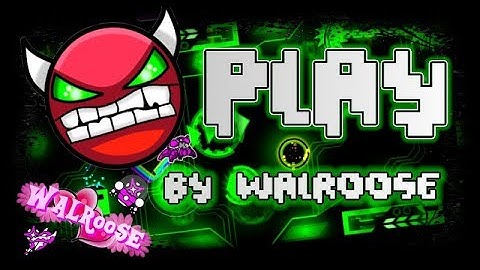 (LOW DETAIL) Geometry Dash | Play by Walroose (me) [Hard Demon]