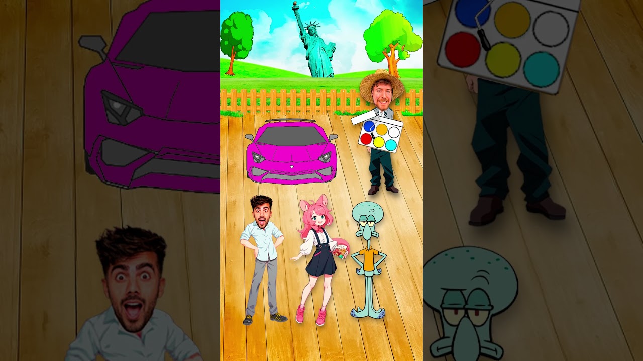 ¿Quíen lo hará correctamente?! 🎨🚗