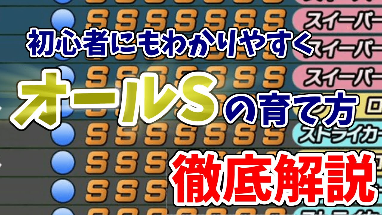 カルチョビットa攻略 オールs選手の育て方を解説 初心者向け Youtube