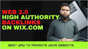 How To Make Web 2.0 Backlinks On WIX