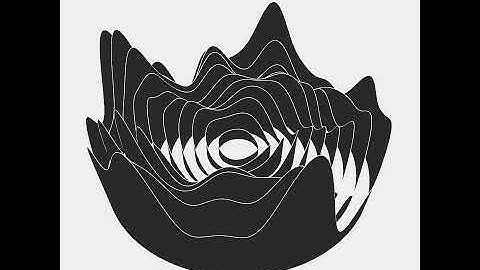 Noisy crown. Draw by openFrameworks