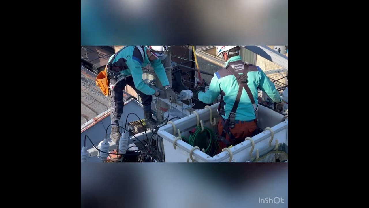 本日は高圧負荷開閉器PAS交換の立会いでした。