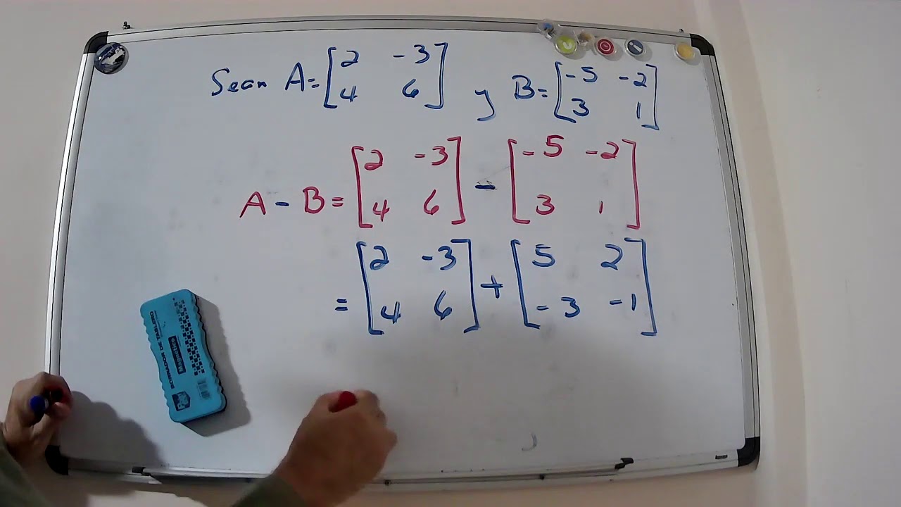 Operaciones con Matrices - YouTube
