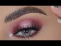 مكياج زهري ناعم وفخم | soft glam pink makeup look
