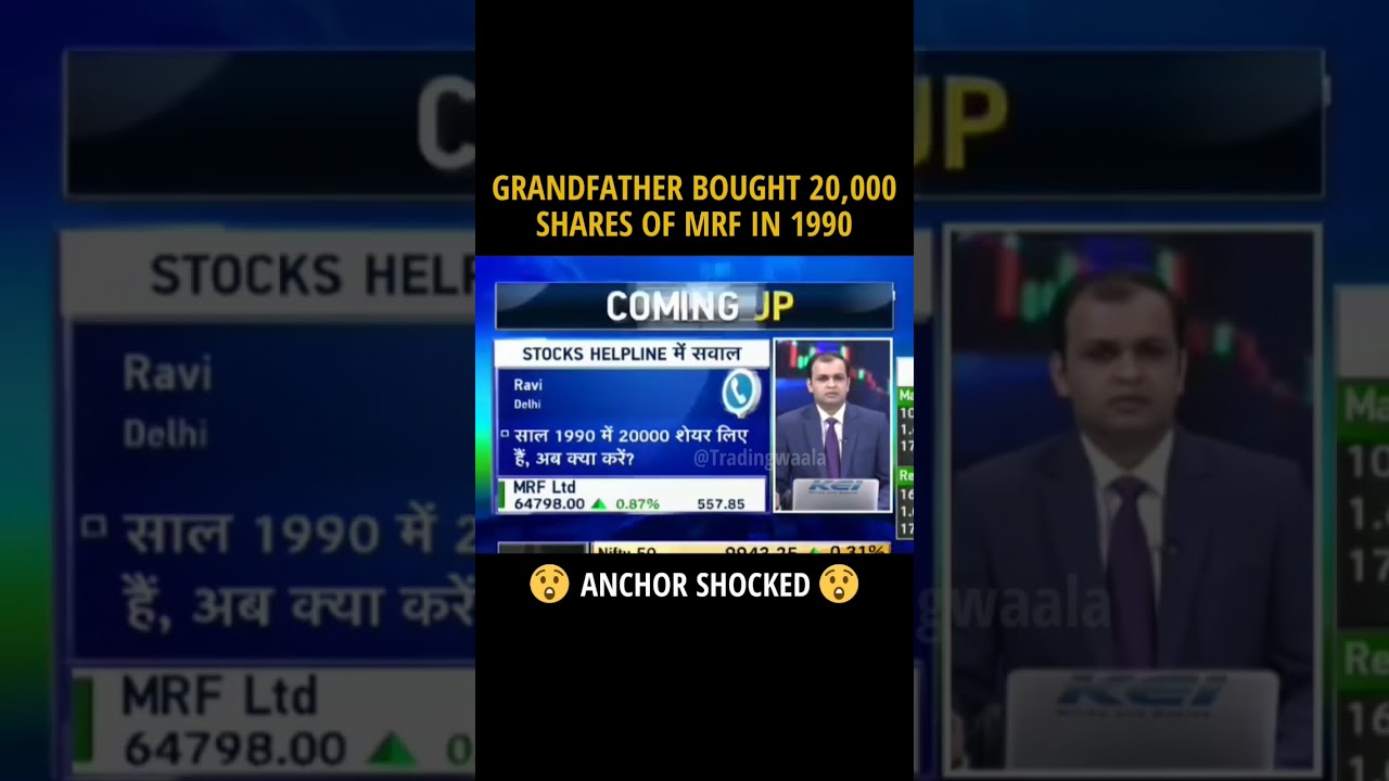 Grandfather bought 20,000 shares of MRF in 1990 Anchor Shocked 