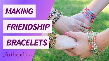 How to Make Friendship Bracelets with Stretch Cord and Knotting Techniques