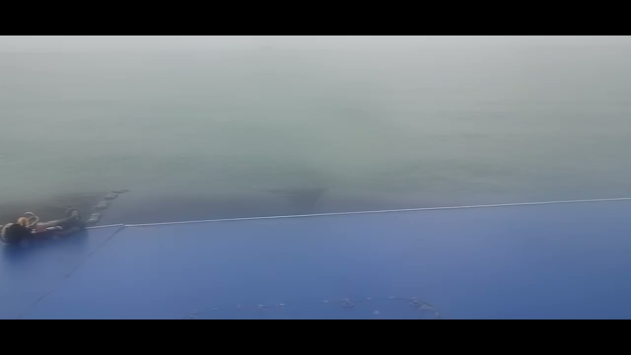 Traveling on the Hover Craft from isle of wight 