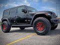 Jeep Wrangler JLU Rubicon with 33 vs 35 tires with no lift (35/12.5/17)