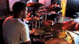 mark bell on drums rehearsal