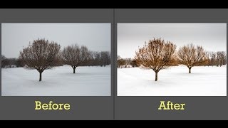 Learn Lightroom 5 - Part 29: Processing a Winter Scene (Training Tutorial) screenshot 5