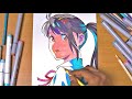 SUZUME Drawing - COLORING Suzume『すずめの戸締まり』