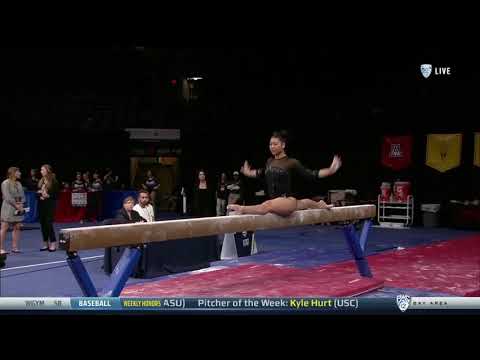Grace Glenn 2018 Beam at PAC-12 Championships 9.875 - YouTube