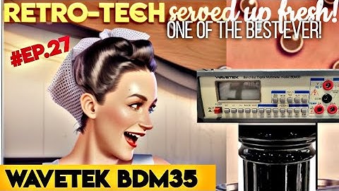 RETRO-TECH ○ WAVETEK BDM35 Benchmeter  Review & Teardown! (1994)