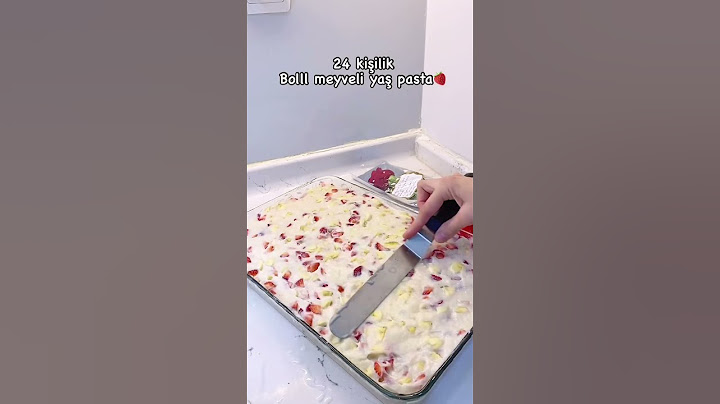 Boll meyveli borcam pastası