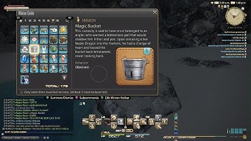 FFXIV Catching Magic Bucket Minion, Ragna Rose