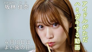 アイドルがただハミガキする動画 ～坂林佳奈 編～ 4月18日は「よい歯の日」！