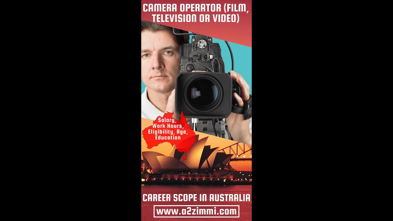 Camera operator career scope, work hours, and salary overview