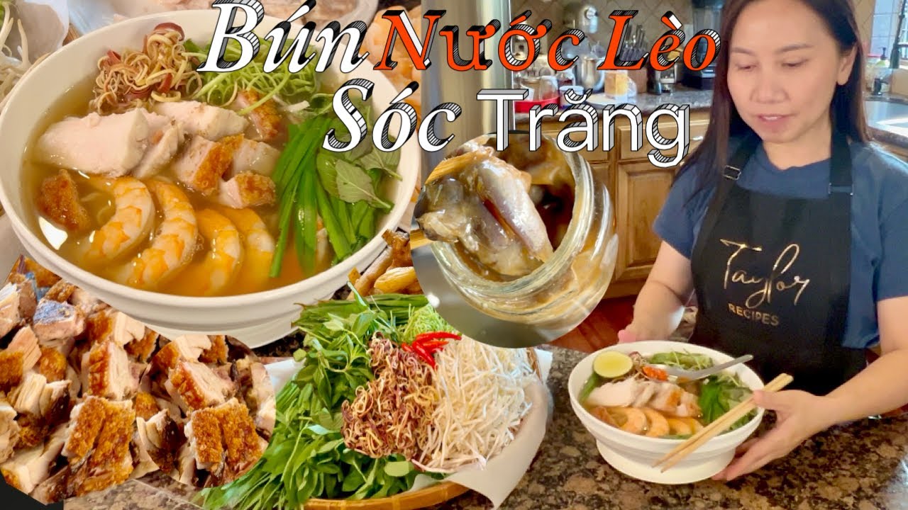 Bún Nước Lèo - Cách Nấu Bún Nước Lèo Sóc Trăng Chuẫn Vị Thơm Ngon Ăn Là Ghiền