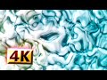 【フリー素材 / 4K】　どろどろに溶けたガラス・ビードロの流体 CGアニメーション素材（単色版）　2160p 60fps モーショングラフィックス