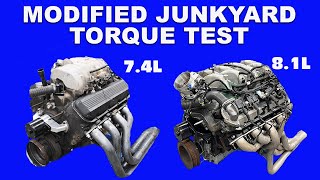 JUNKYARD BBC SHOOTOUT (STOCK & CAMMED) GEN6 7.4L 454 VS GEN7 8.1L 496. WHO MAKES MORE POWER & TQ?