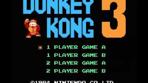 Donkey Kong 3 (NES) Music - Stage Theme