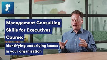 Management Consulting Skills for Executives course: Identify underlying issues in your organisation
