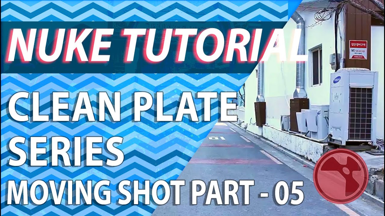 Nuke tutorial - creating plate for clean plate part-5