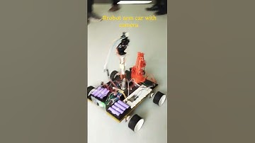 ROBOTIC ARM CAR WITH CAMERA || #shorts #viralshorts #youtubeshorts #electronicsengineer #ecdiploma