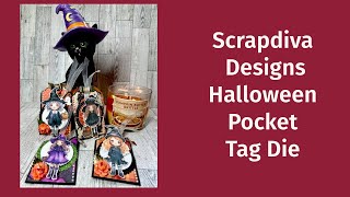 Scrapdiva Designs-Halloween Pocket Tag