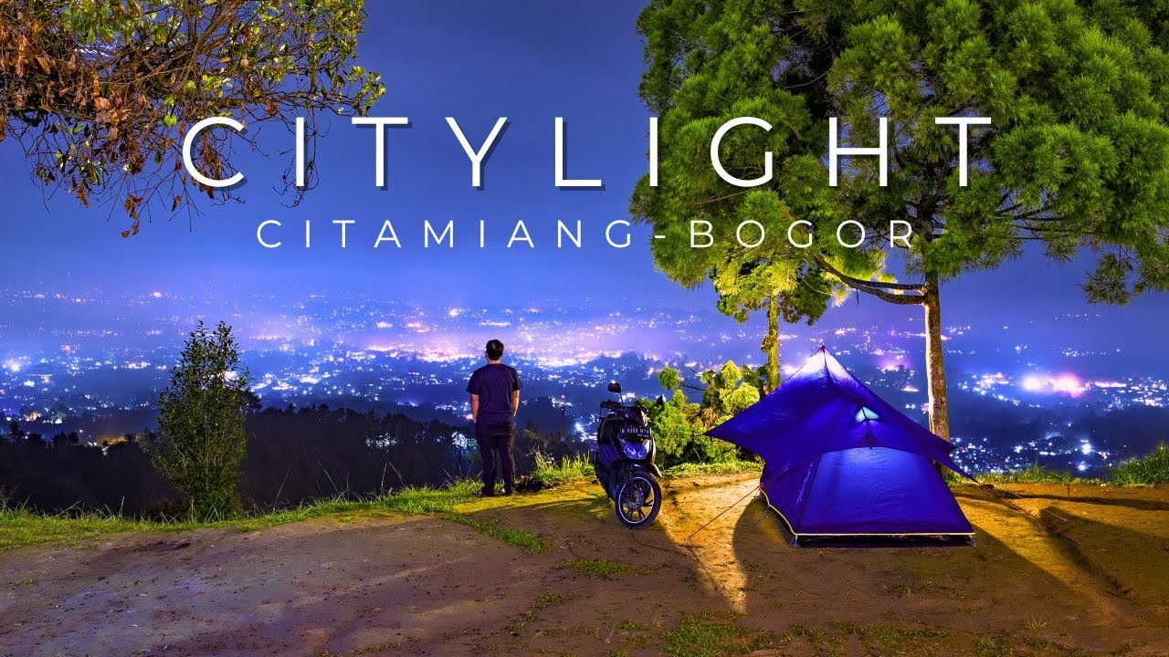 Solo Camping di BUKIT CITAMIANG BOGOR | Cantiknya City Light dan Panorama Gn Salak - Pangrango