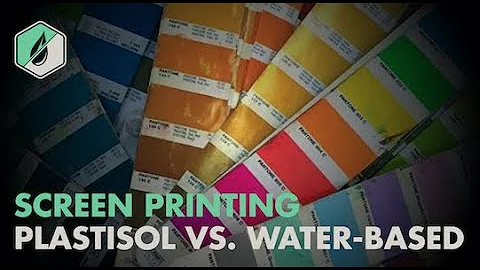 Plastisol vs Water Based Screen Printing Ink Types