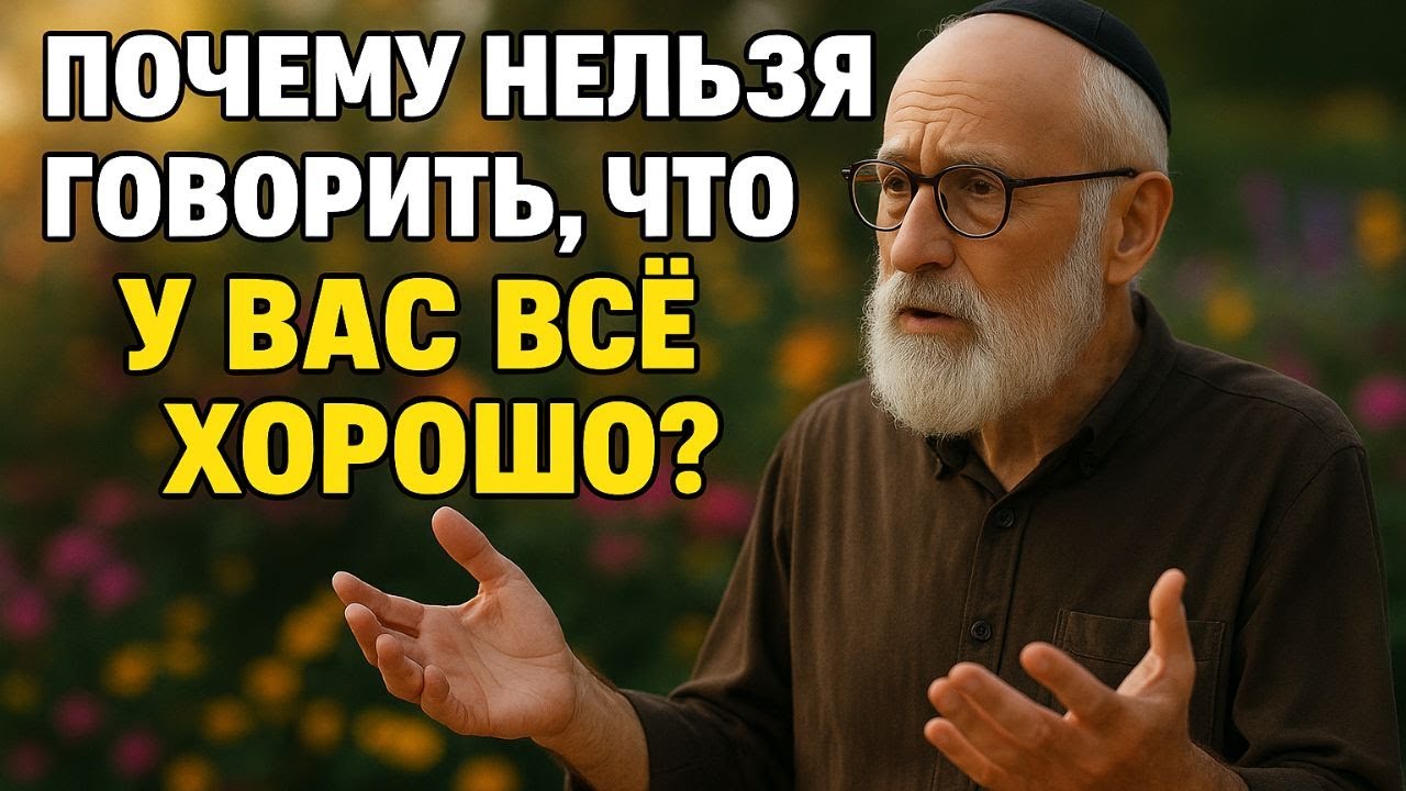 Фраза «У меня всё хорошо» может блокировать удачу и деньги — узнай почему | Еврейская мудрость