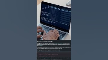 Create React App is now officially deprecated. #coding #programming #developer #programmingsoftware