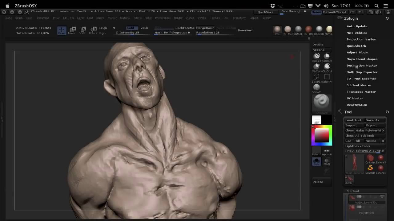 how to lower polycount in zbrush