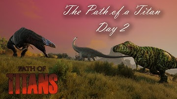The Path of a Titan - Day 2 || Apatosaurus on Apex Killers Semi-Realism || Path of Titans